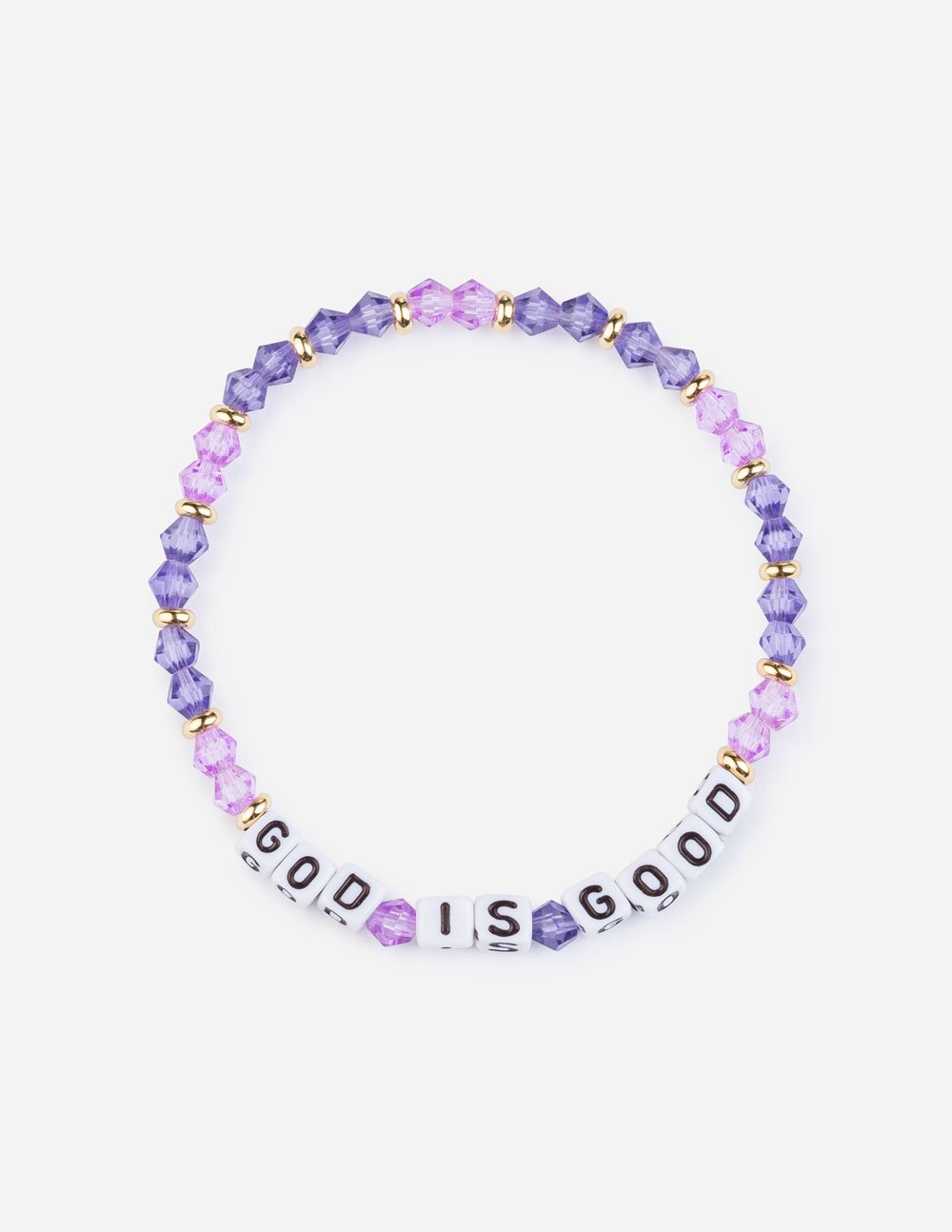 Elevated Faith God is Good Letter Bracelet — main product shot