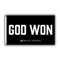 ‘God Won’ Flag — Malta Apparel faith streetwear