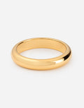 Elevated Faith Gold Band Ring — main product shot