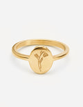 Elevated Faith Gold Wildflower Ring — main product shot