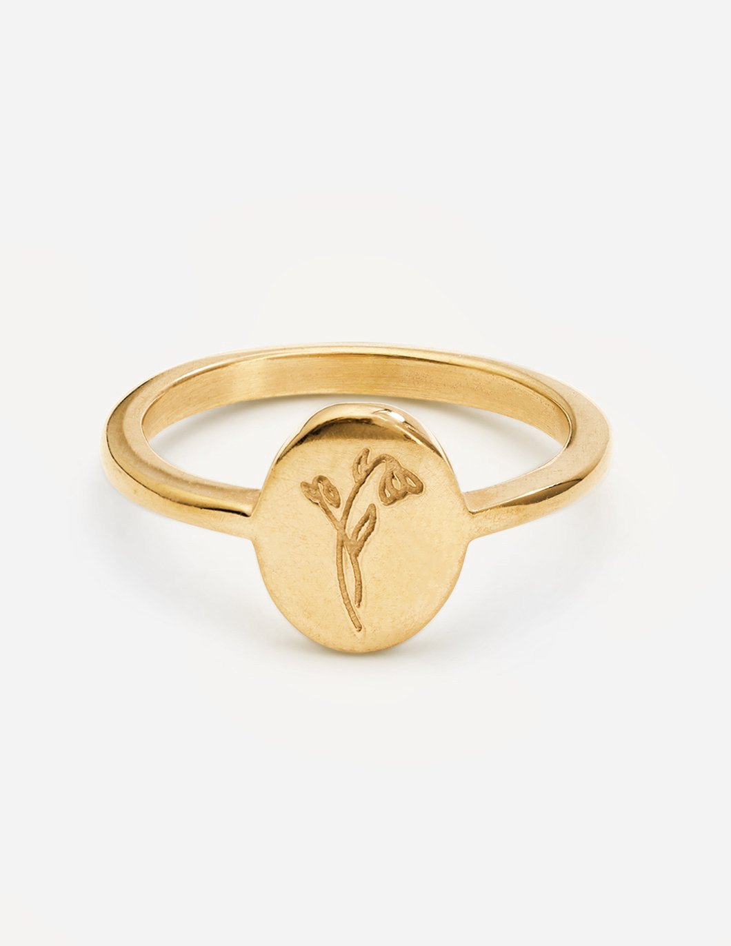 Elevated Faith Gold Wildflower Ring — main product shot
