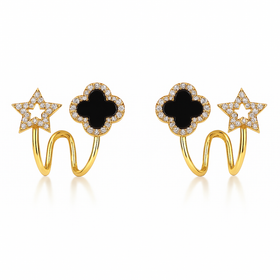 Four-Leaf Clover Earrings - Sori Style