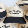 Coco & Rho Good Hair Days Start Here - Trucker Hat — main product shot