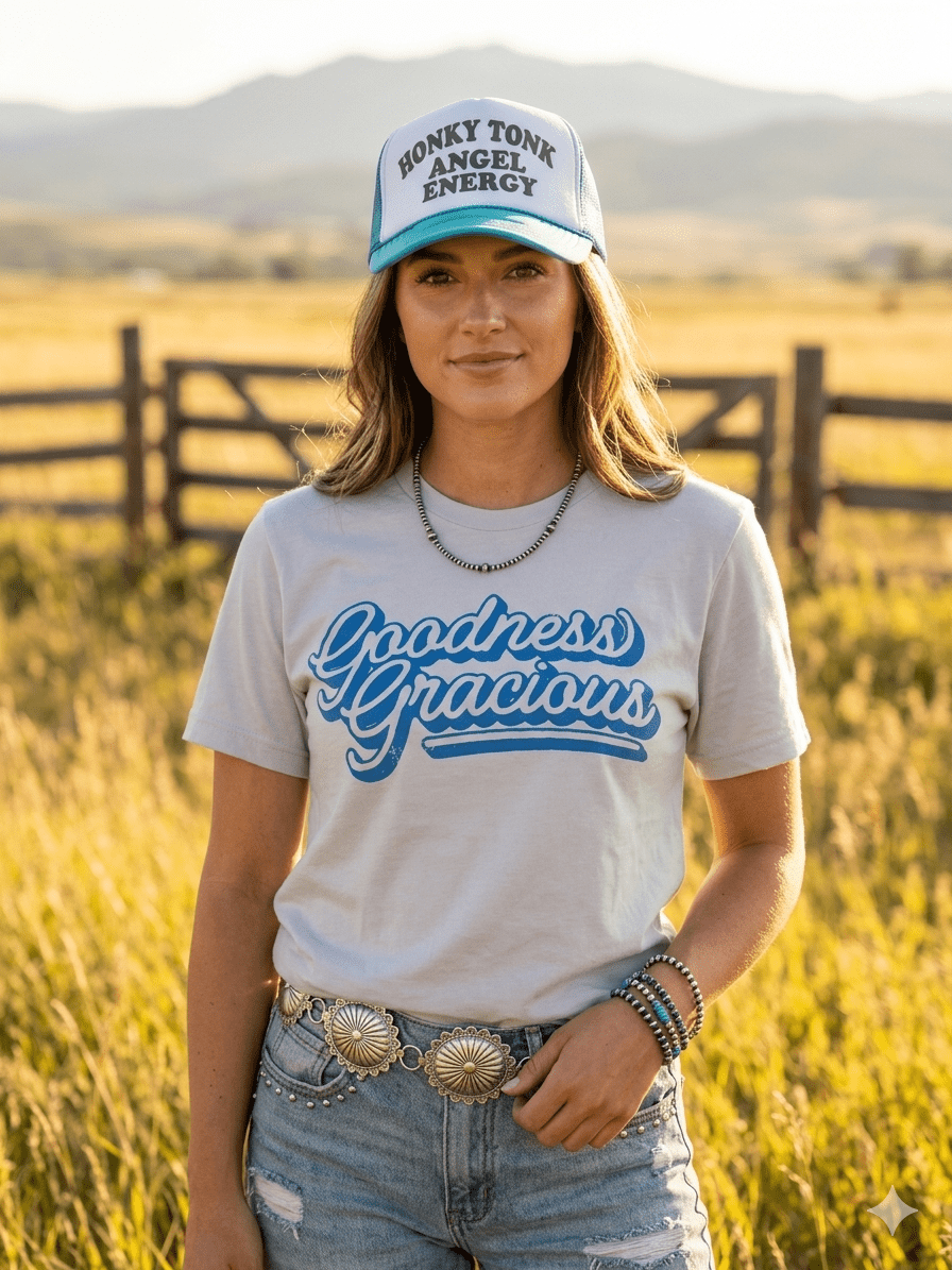 Wild Junkie Goodness Gracious Graphic Tee — construction detail