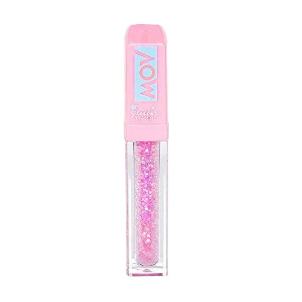 Mov Lip Gloss No:6 Pink - Long Lasting Glitter Lip Gloss for Moisturized Lips