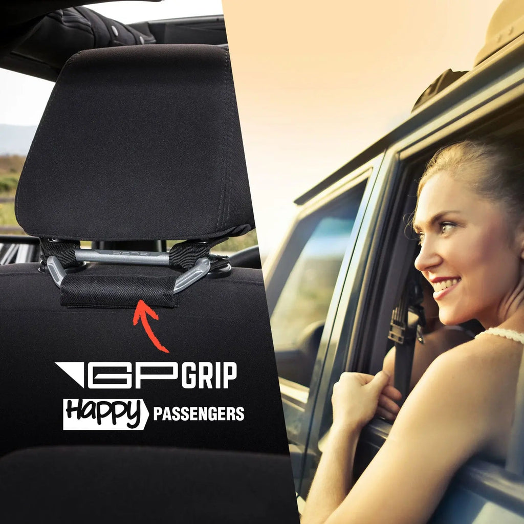 GPCA GP Back Grip PRO — Rear Headrest Handles for All Cars & Trucks — feature highlight