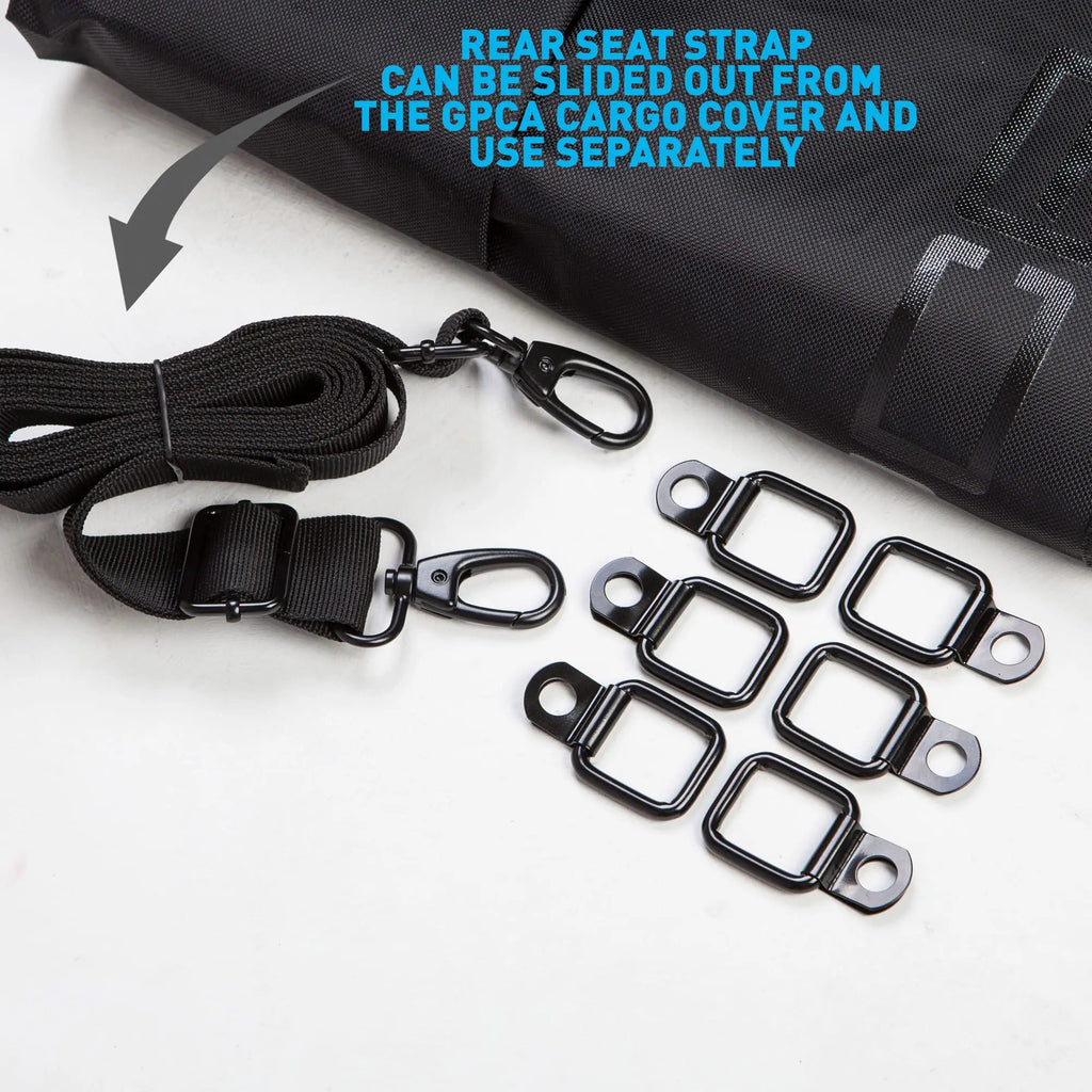 GPCA Jeep Wrangler JK 2DR Cargo Cover (2007-2018) — in-use photo