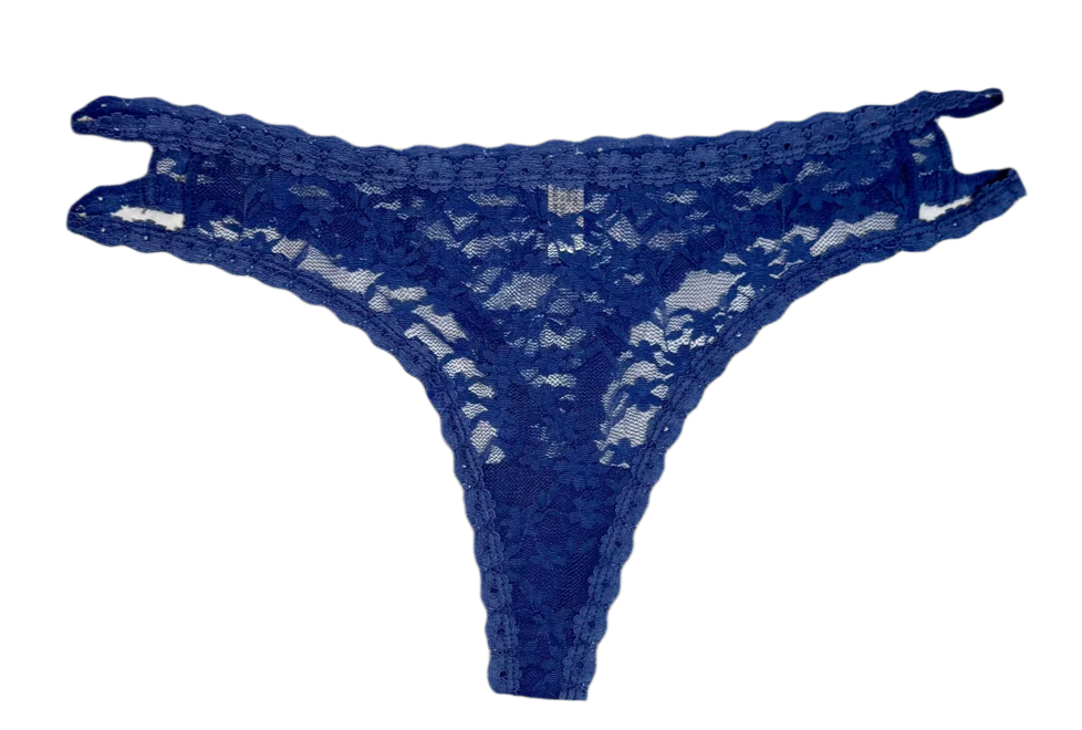 Love Libby Panties Double Strap Lace Thong, XS-2X — main product shot