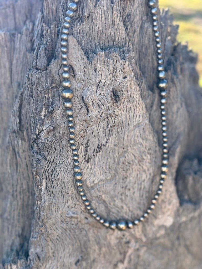 Wild Junkie Graduated Pearl Beaded Choker — side view