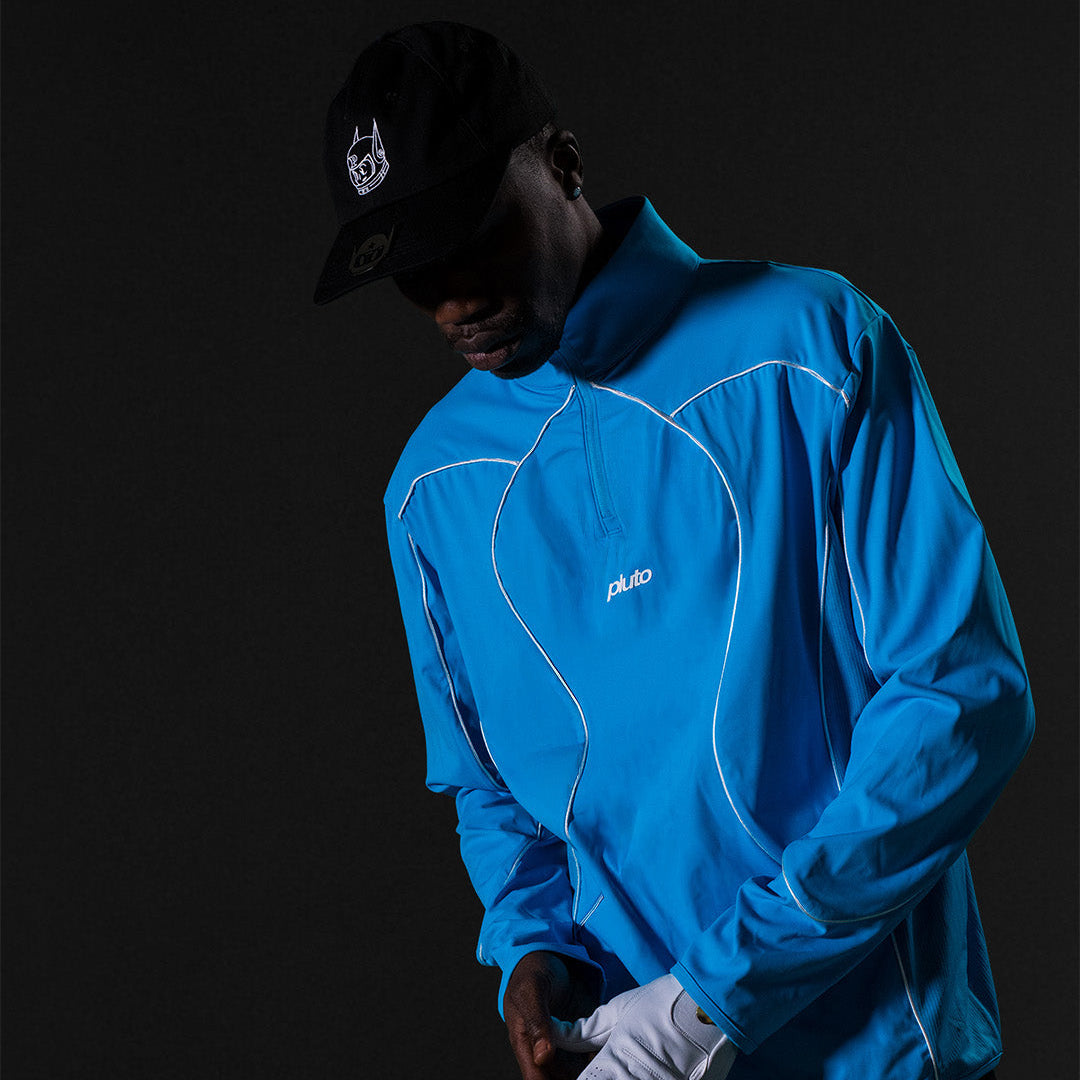 CANDLE QUARTER-ZIP | AQUA