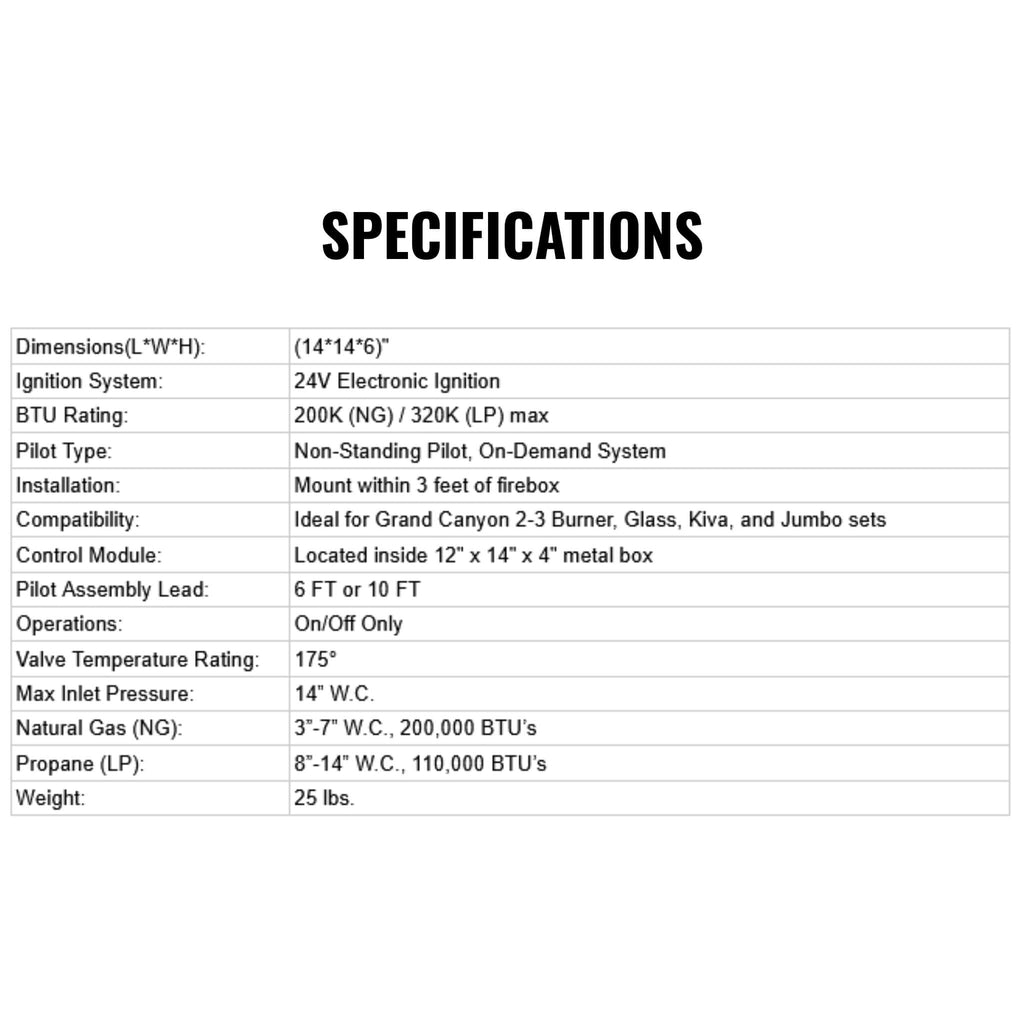 Grand Canyon 110V Indoor Electronic Ignition System With 20K BTU [EIS] (SAK74862) – SAKSBY WHOLESALE, view 3