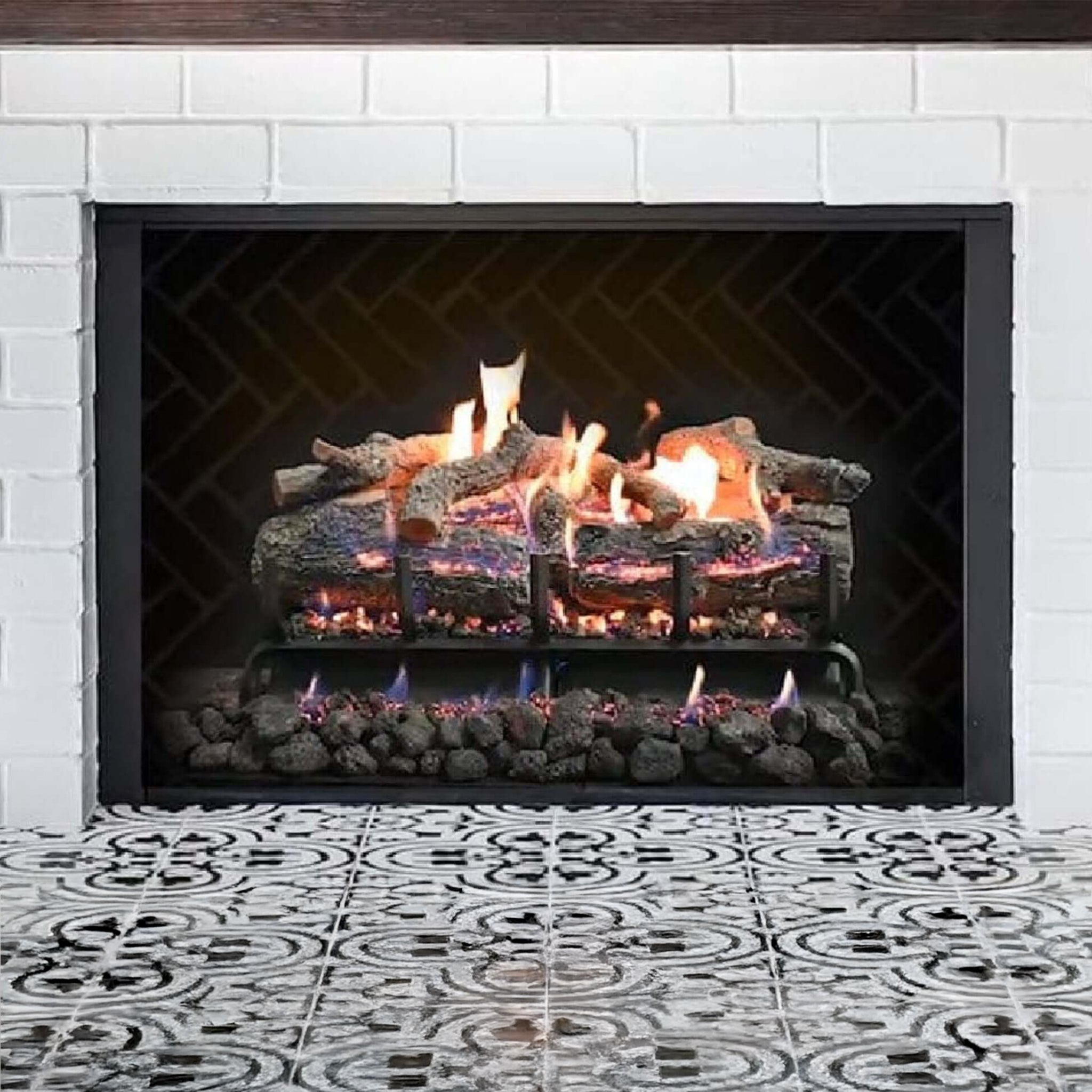 Grand Canyon Lava Front View Variable Electronic Ignition Natural Gas Vented Burner (SAK92647) – SAKSBY WHOLESALE