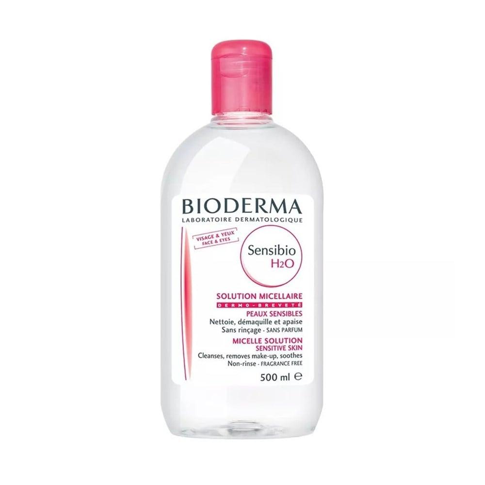 Bioderma Sensibio H2O Micellar Makeup Remover for Sensitive Skin - Gentle, Dermatologically Tested, 16.91 fl oz