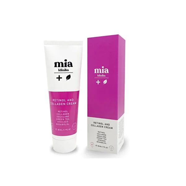 Mia Klinika Anti-Aging Face Cream with Retinol and Collagen - Anti-Wrinkle Skincare for Aging Skin