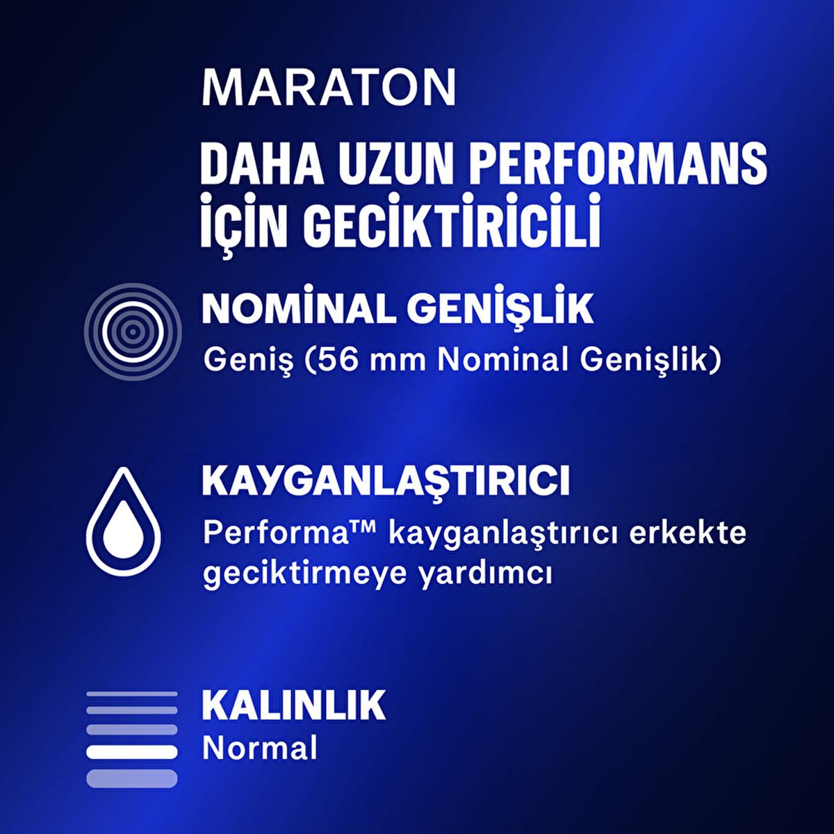 Durex Marathon Delay Condoms - Enhanced Performance for Adults & Couples | 10 Count