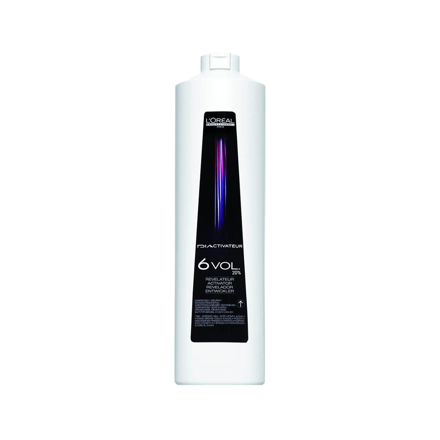 Loreal Professionnel Paris 20 Vol. (%6) Hair Color Developer Cream - 1000ml for Professional Hairstylists and Hair Dye Applications