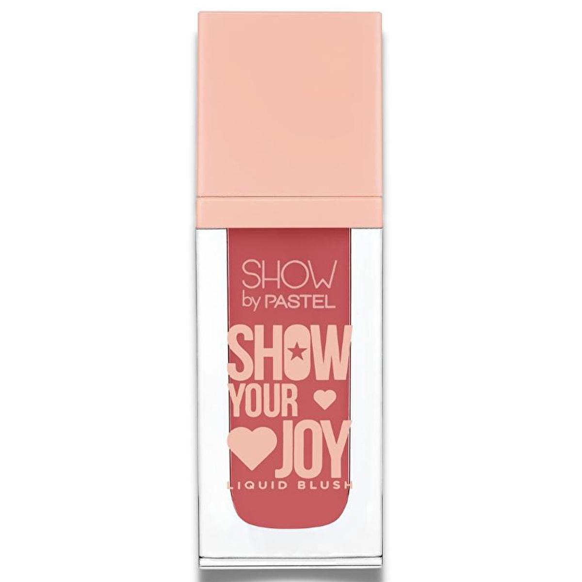 Show By Pastel Show Your Joy Liquid Blush - Natural Dewy Finish, Vegan & Cruelty-Free, Moisturizing, Portable - Gluten & Paraben Free