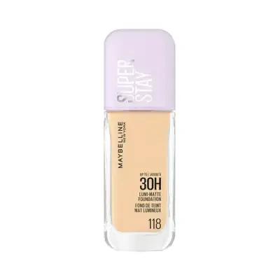 Maybelline Lumi Matte Foundation - 118: Lightweight, Medium Coverage, Long Lasting Natural Matte Finish, Perfect for Oily Skin