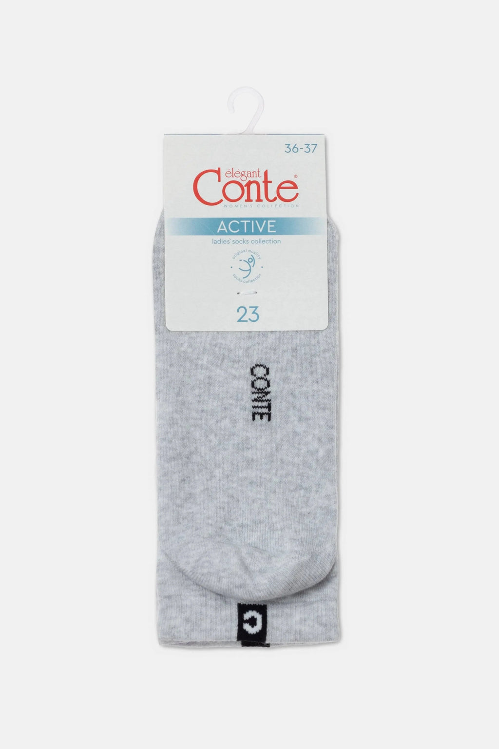 TheRanok.com Cotton Ankle Socks Conte Active 571 - Terry Foot — size reference