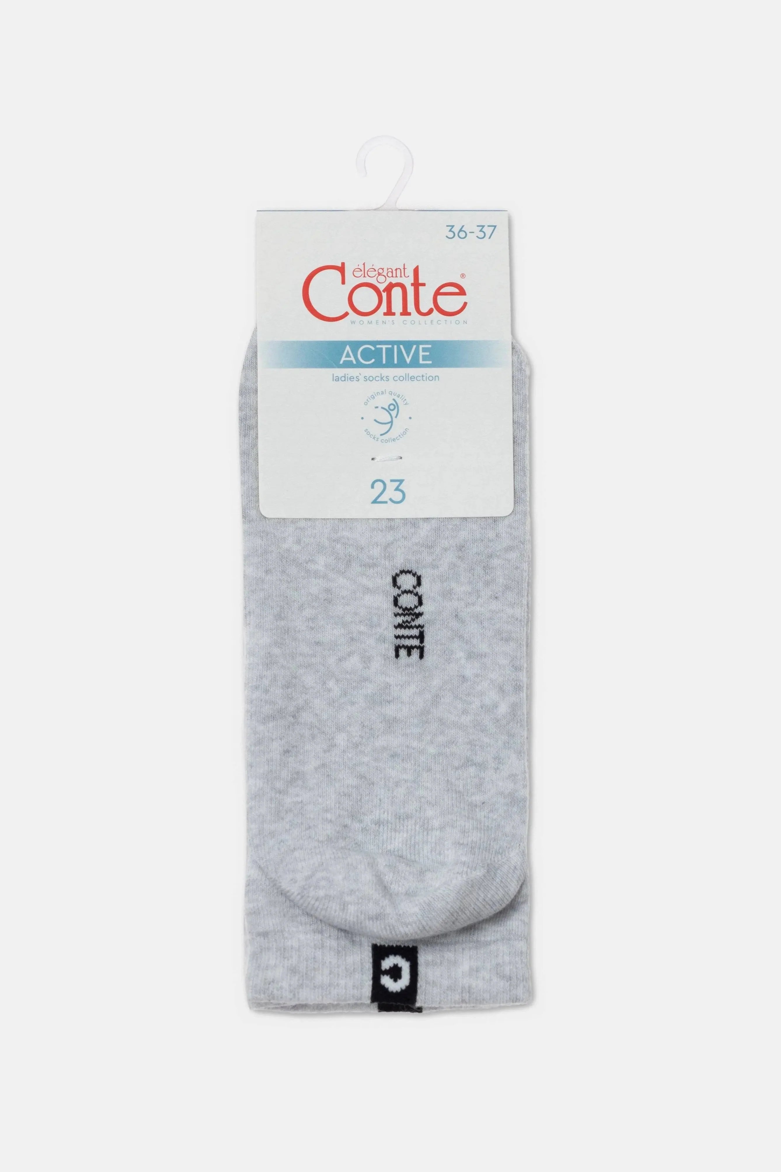 TheRanok.com Cotton Ankle Socks Conte Active 571 - Terry Foot — size reference