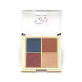 Golden Rose Blue Charm Eyeshadow Palette - Create Stunning Blue Eye Looks - Pigmented, Blendable, Travel-Friendly Eyeshadow Quad