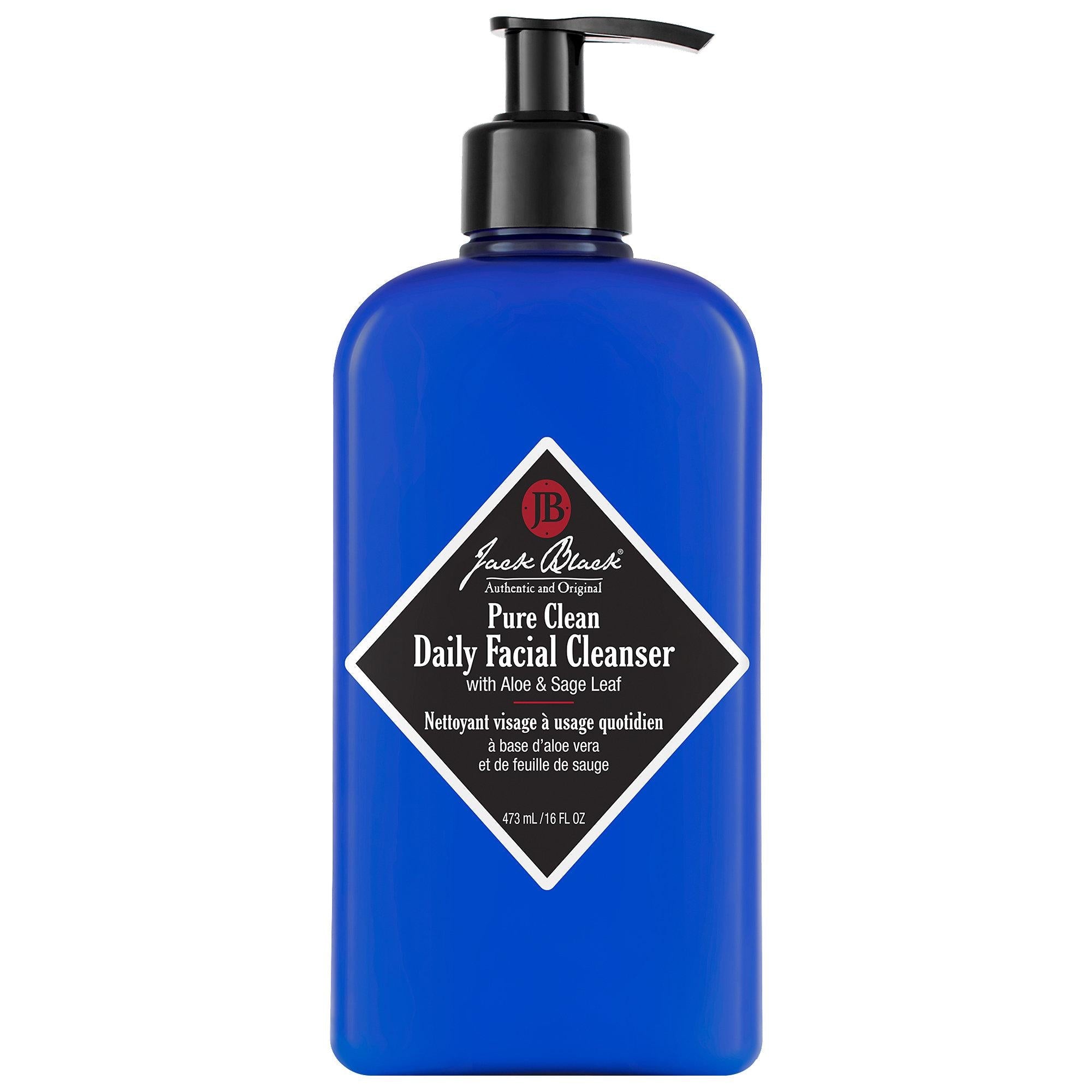 PureScience Pure Clean Daily Facial Cleanser - Gentle, Natural, Sulfate-Free Liquid Cleanser & Toner for Sensitive Skin