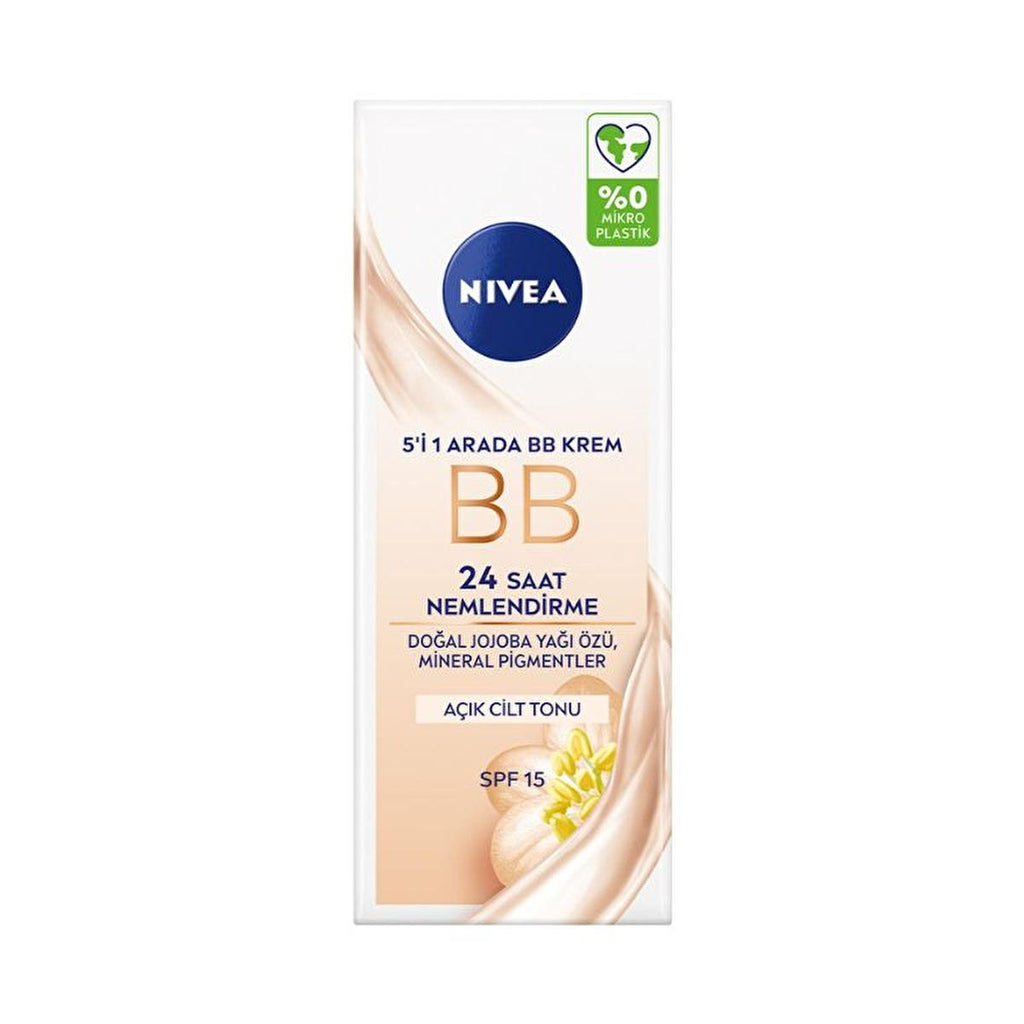 Nivea Essentials BB Cream - 5-in-1 Daytime Facial Care for Even Skin Tone & Imperfection Concealment