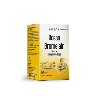 Ocean Bromelain - 500mg Digestive Enzyme Supplement for Adults & Children Over 11 - 30 Capsules