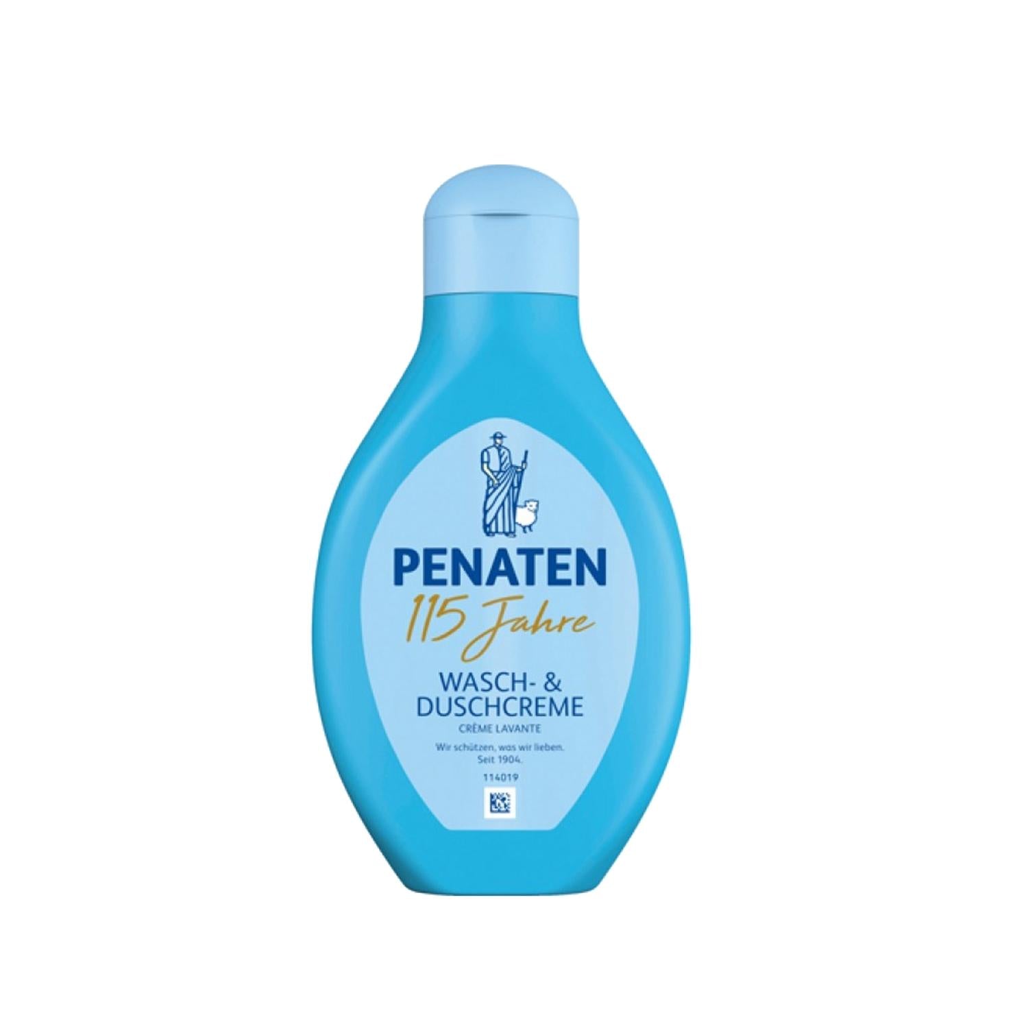 Penaten Lavender Scented Shower Cream - Moisturizing, 400ml, Gentle for Dry Skin