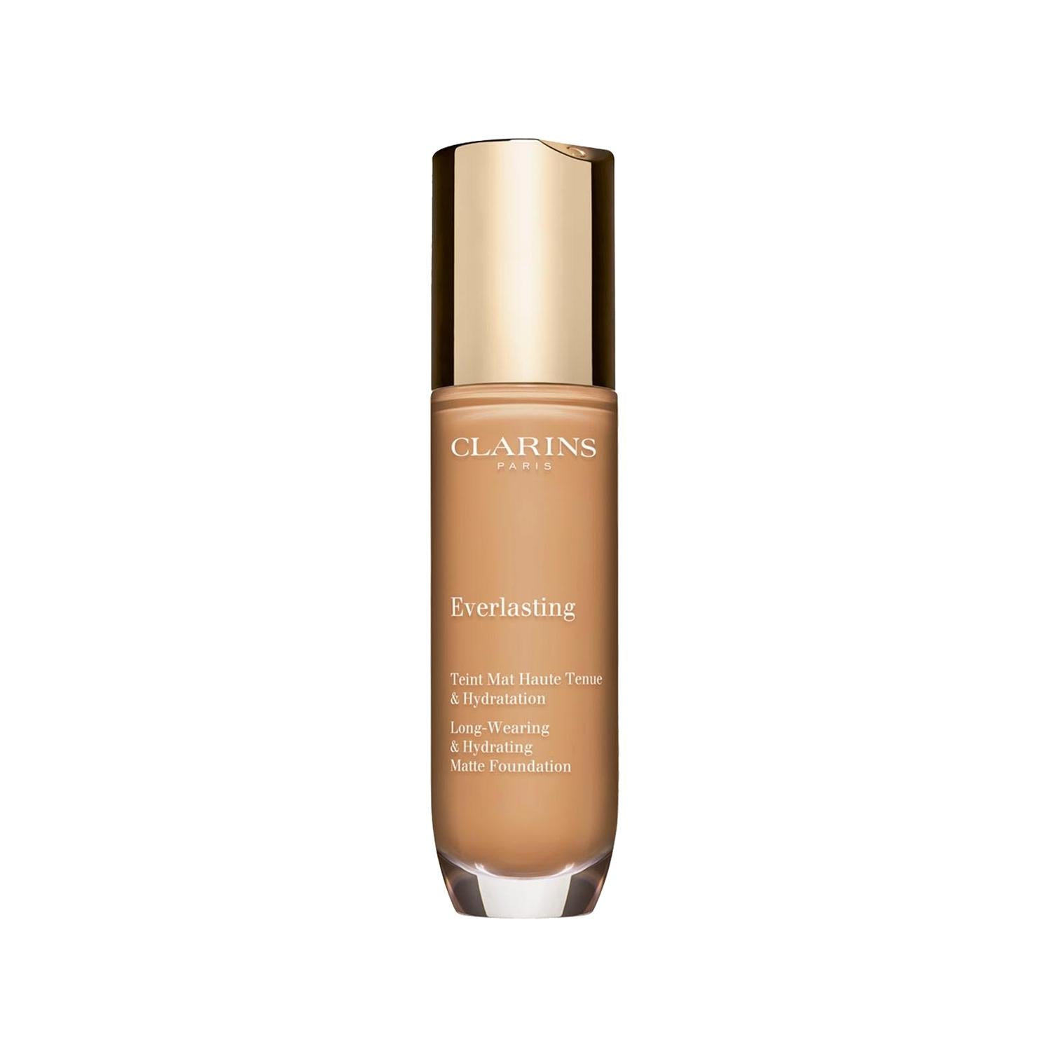 Clarins Everlasting 111N: Long-Lasting Moisturizing Matte Foundation for Oily Skin, Flawless Oil Control & Hydration