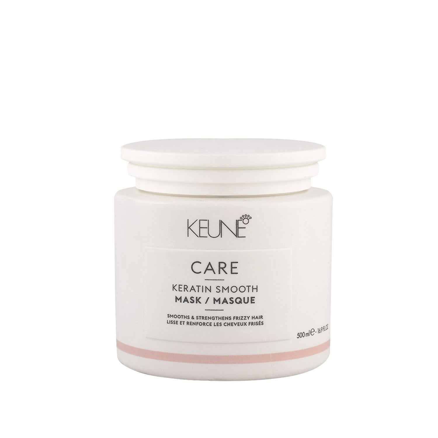 Keune Keratin Smooth Hair Mask 500ml - Nourishing and Smoothing Treatment for Dry or Damaged Hair