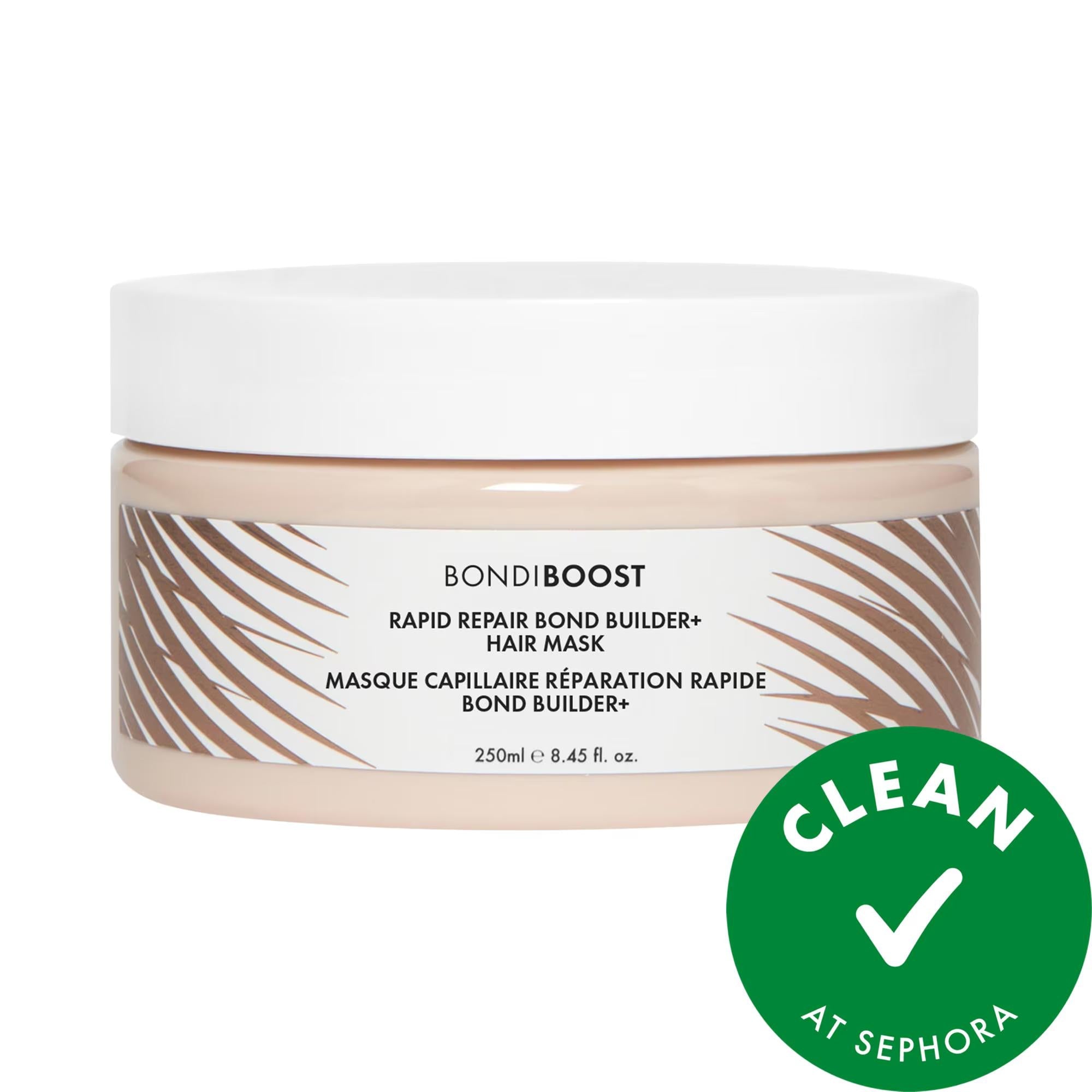 BondiBoost Rapid Repair Bond Builder+ Hair Mask for Damaged Hair - Natural, Silicone-Free, Vegan Hair Repair Treatment