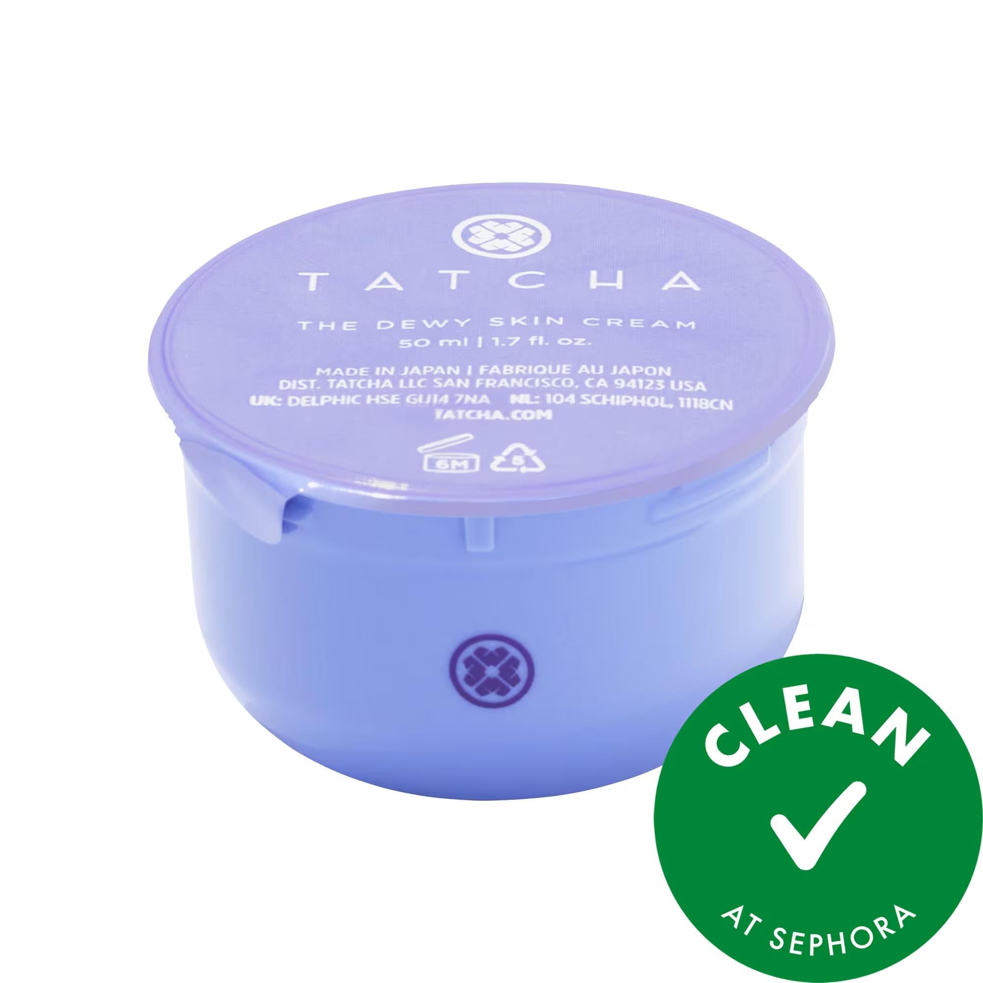 The Dewy Skin Cream - Refillable Hyaluronic Acid Moisturizer for Dry Skin, Cruelty-Free & Gluten-Free
