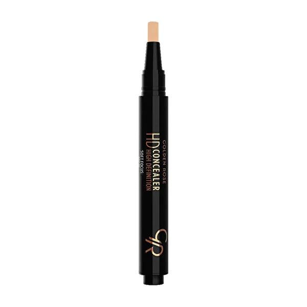 Golden Rose High Definition Concealer Makeup with SPF 15, Vitamin E & Hyaluronic Acid - Flawless Coverage & Sun Protection