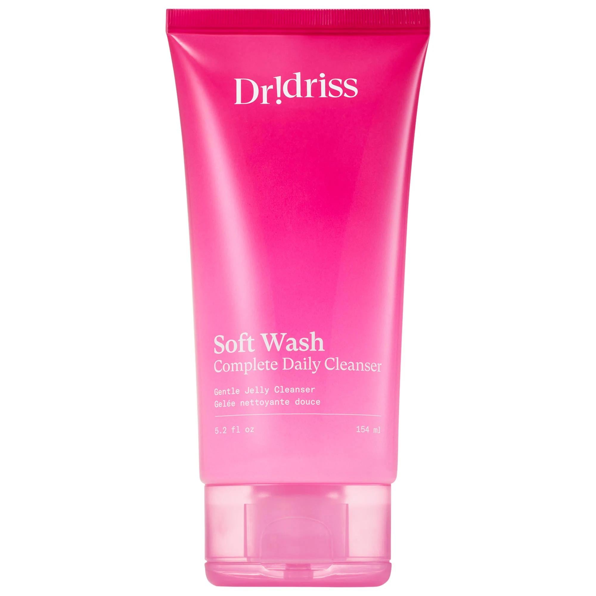 Dr. Idriss Soft Wash Jelly Cleanser - Gentle, pH-Balanced Facial Cleanser for Sensitive Skin, Cruelty-Free & Dermatologist-Tested