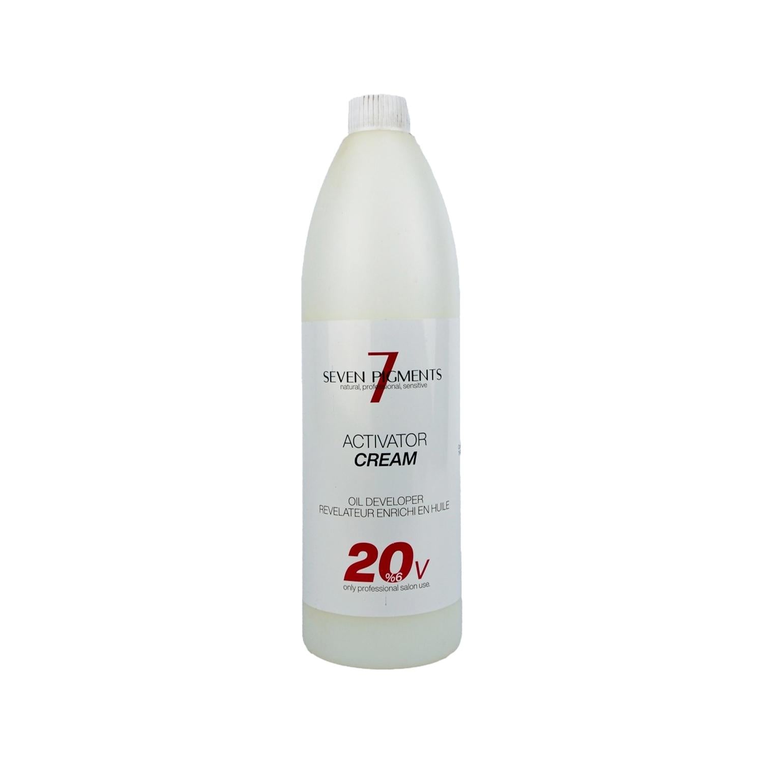 Seven Pigments Hair Dye Oxidizing Cream, 20 Vol %6 Developer - 1000 ml for Professional Hair Color