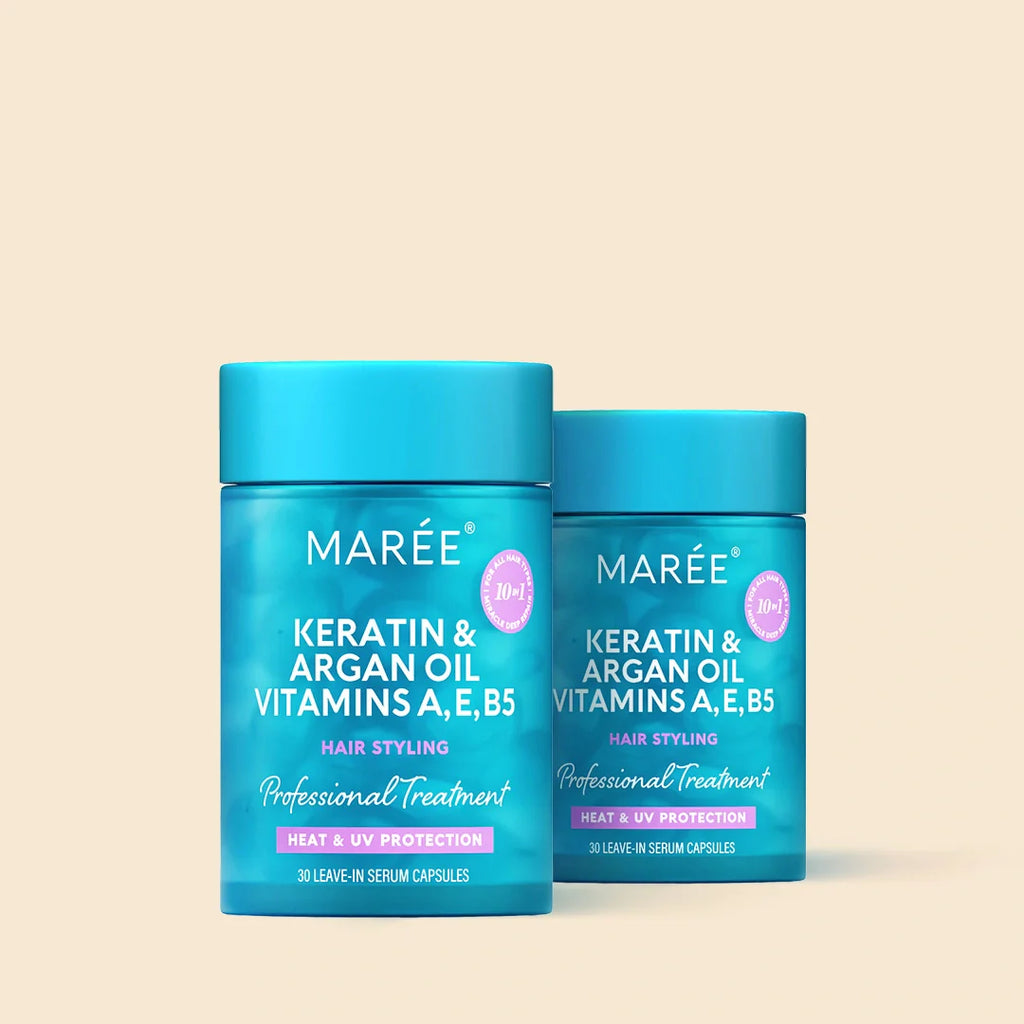 Maree Oil Capsules For Frizzy Hair — in-use photo