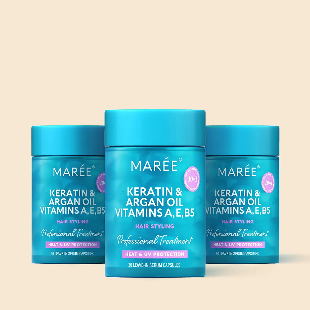Maree Oil Capsules For Frizzy Hair — size reference