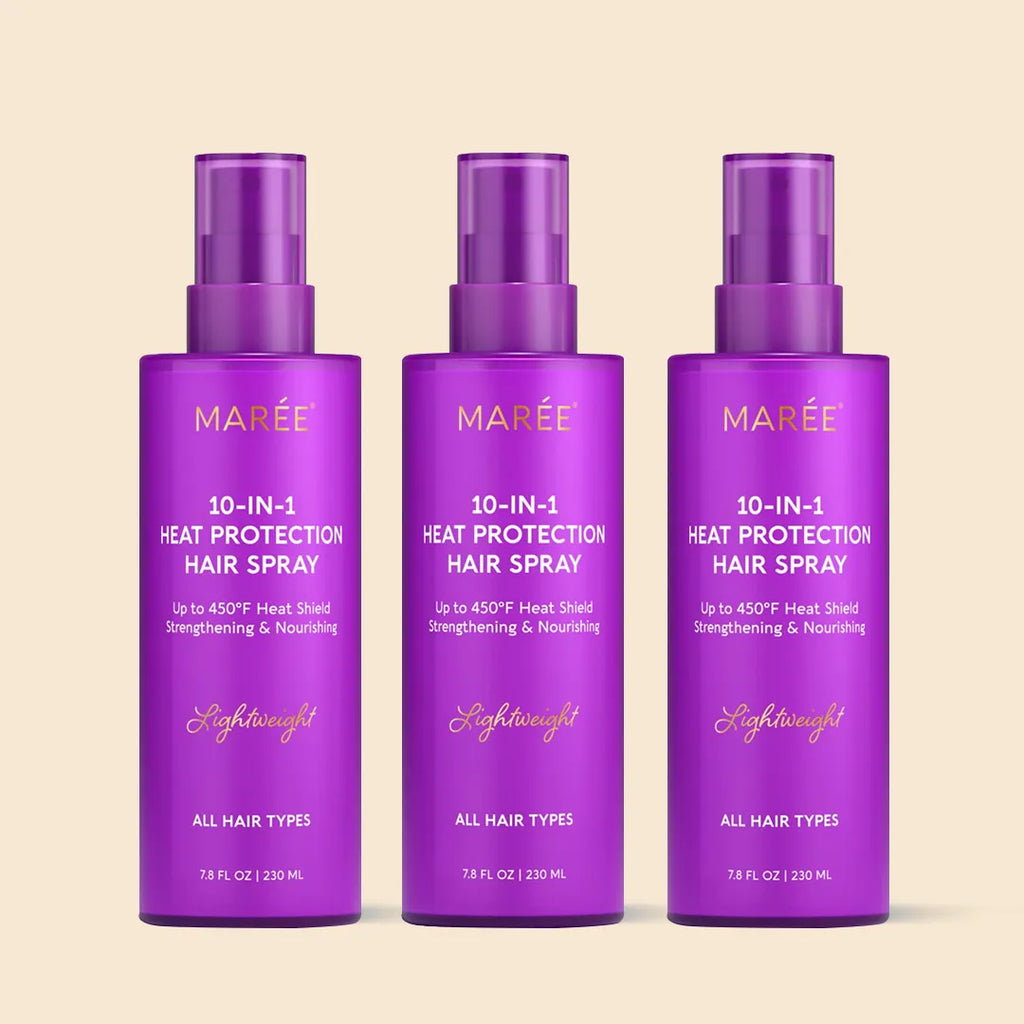 Maree Heat Styling Protective Hair Spray — fabric or material detail