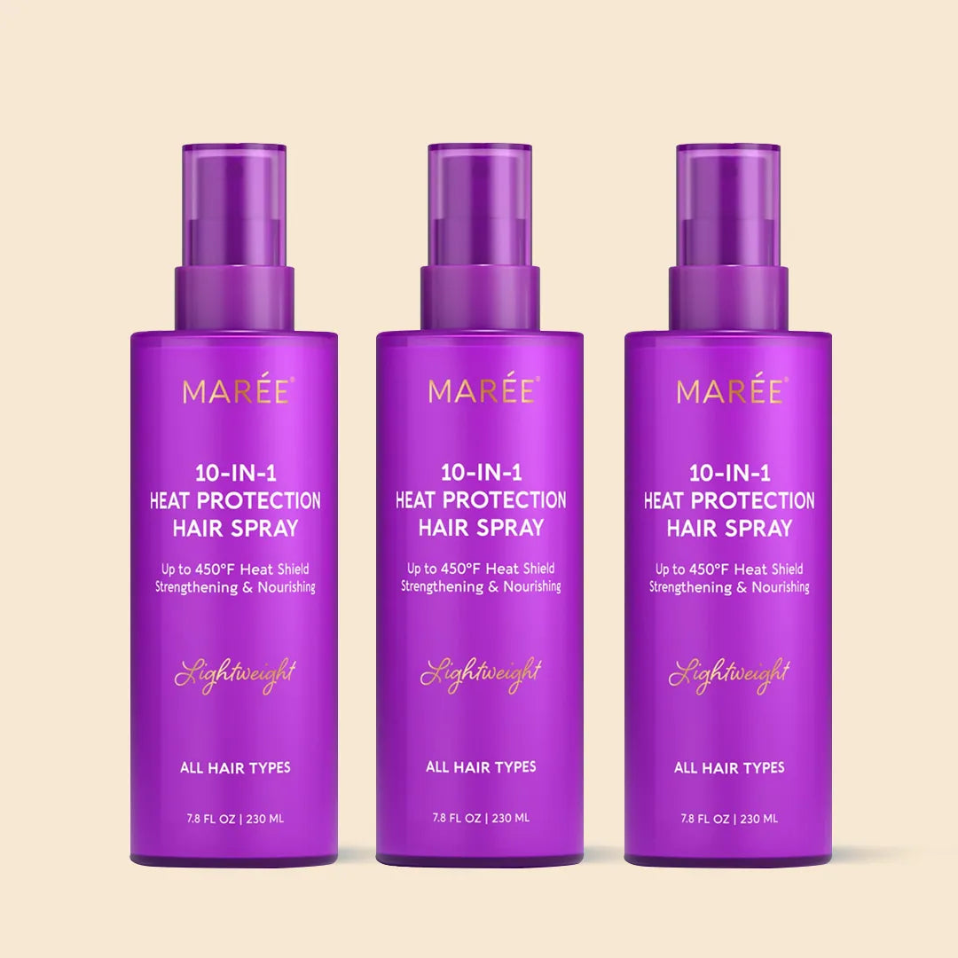Maree Heat Styling Protective Hair Spray — fabric or material detail