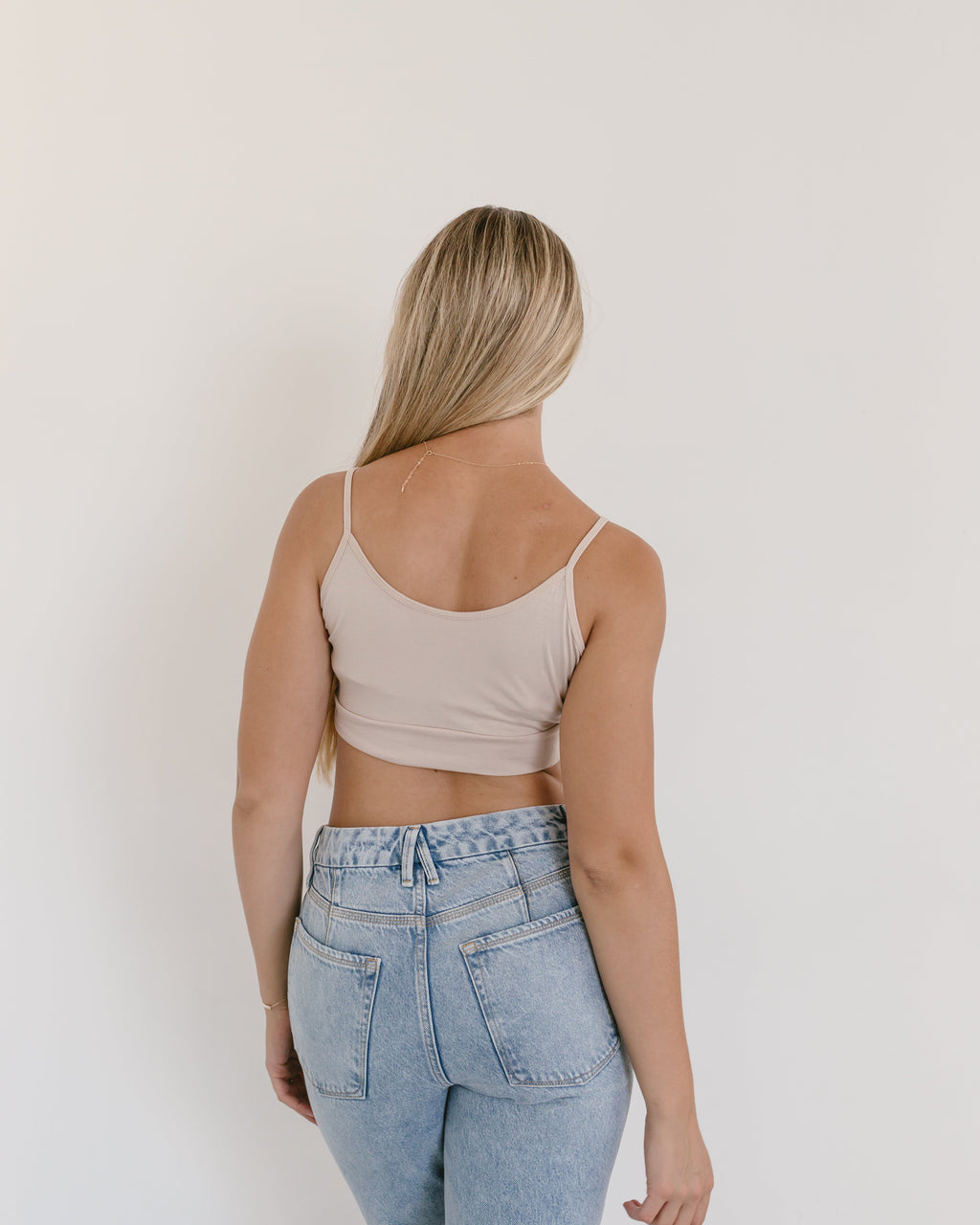 HALFTEE Layering Fashions Spaghetti Strap Cami Halftee — detail shot 6
