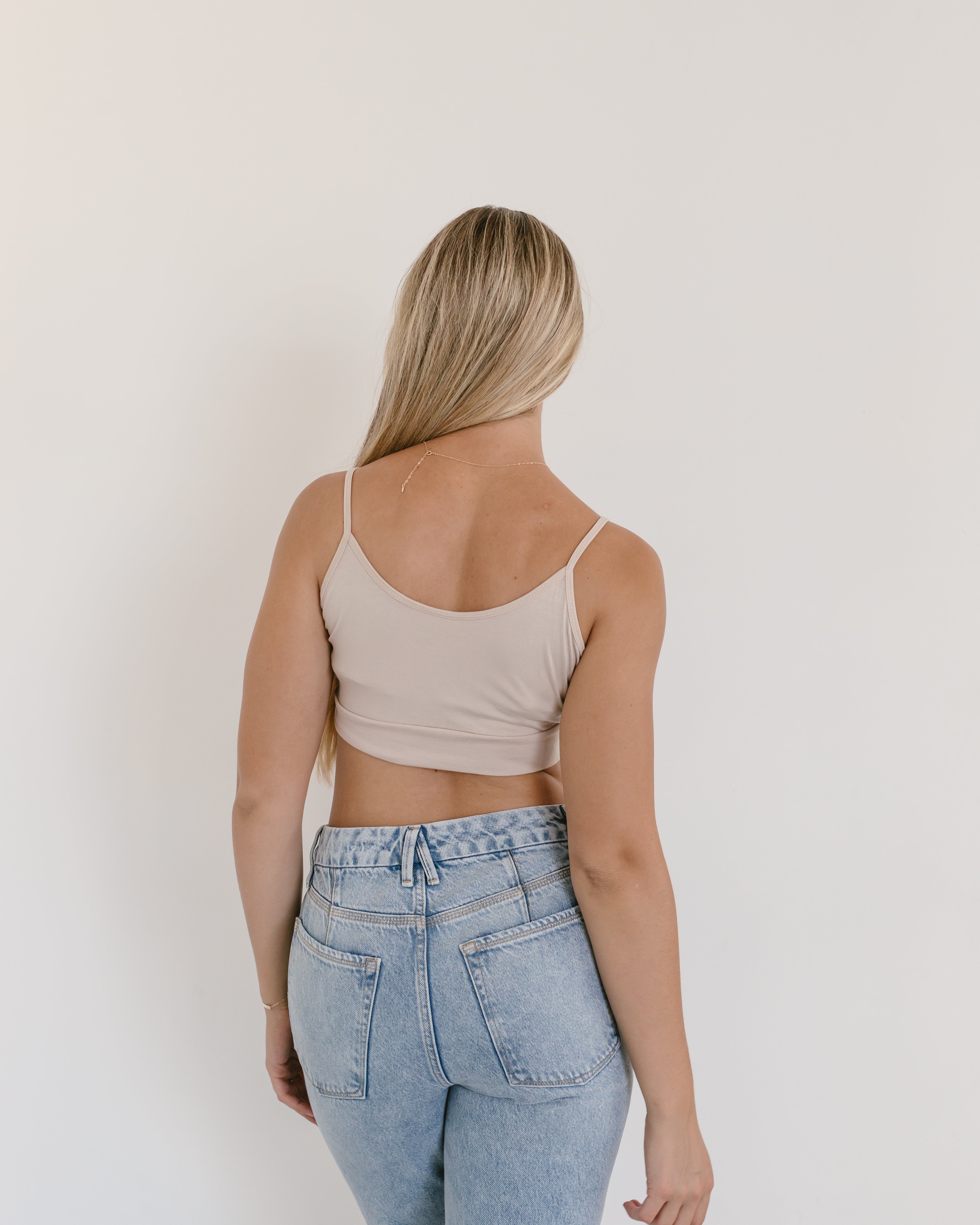 HALFTEE Layering Fashions Spaghetti Strap Cami Halftee — detail shot 6