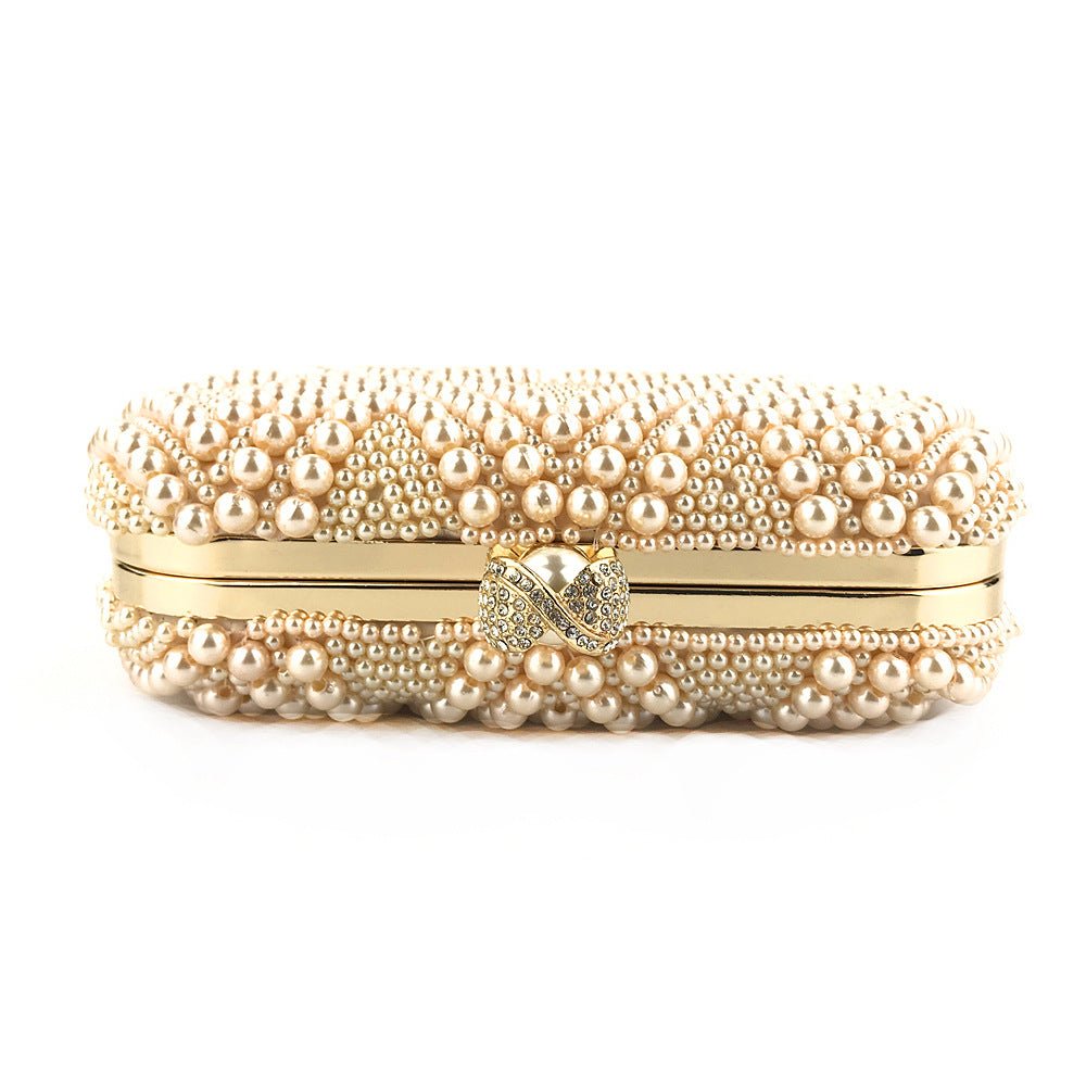 Mariam's Collection Hand-Beaded Pearl Evening Elegance Handbag (MAC286) — comparison shot