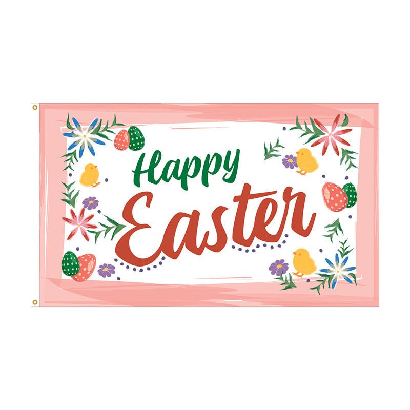 Happy Easter Outdoor Garden Flag