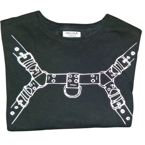 Hustle City Clothing Harness Graphic T-Shirt — alternative angle