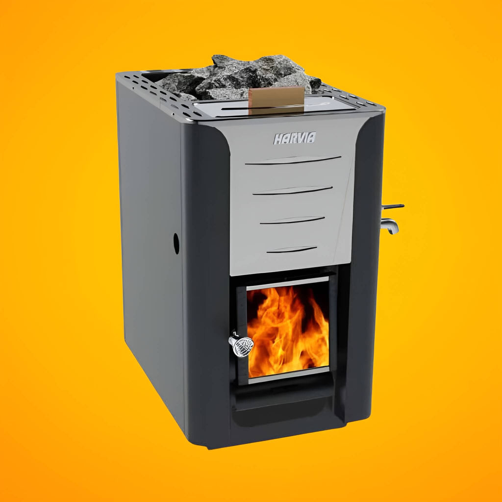 Harvia 20 ES Pro Wood Sauna Stove With Water Tank & Stauna Stones, 24.1KW [WK200ES] (SAK48251) – SAKSBY WHOLESALE, view 5