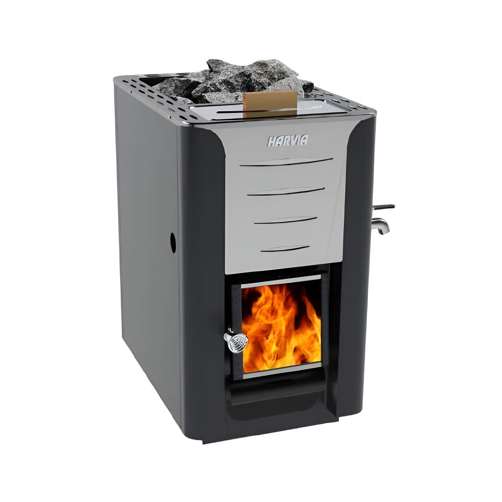 Harvia 20 ES Pro Wood Sauna Stove With Water Tank & Stauna Stones, 24.1KW [WK200ES] (SAK48251) – SAKSBY WHOLESALE, view 3
