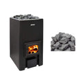 Harvia 50 40KW Black Floor Mount Wood-Burning Sauna Stove With Sauna Stones [WK500] (SAK73164) – SAKSBY WHOLESALE