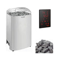 Harvia Club Deluxe Stainless Steel Electric Sauna Heater With Digital Control & Sauna Stones [HRKGU] (SAK27619) – SAKSBY WHOL