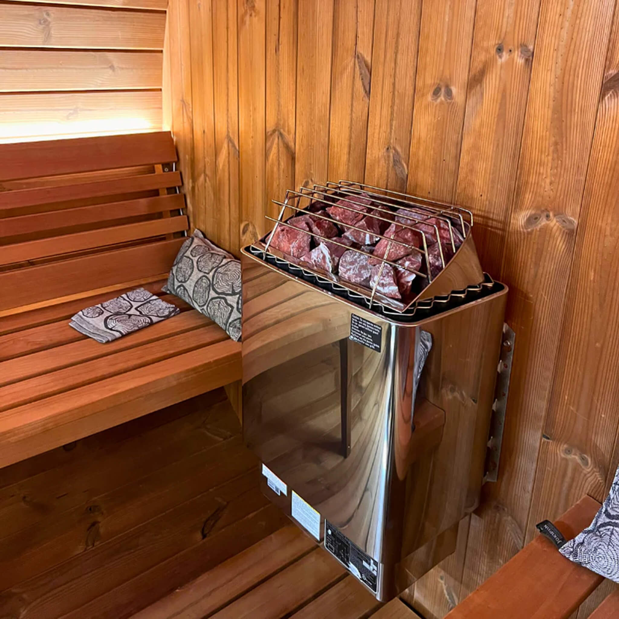 Harvia KIP60W 6KW UL Certified Electric Sauna Heater With Xenio CX170 Digital WIFI Control & Sauna Stones (SAK34791) – SAKSBY